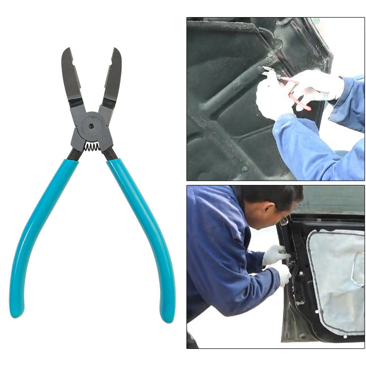 Herramienta para quitar clips de molduras de coche de 17,5 cm - Alicates para paneles de puertas, remaches y fijaciones