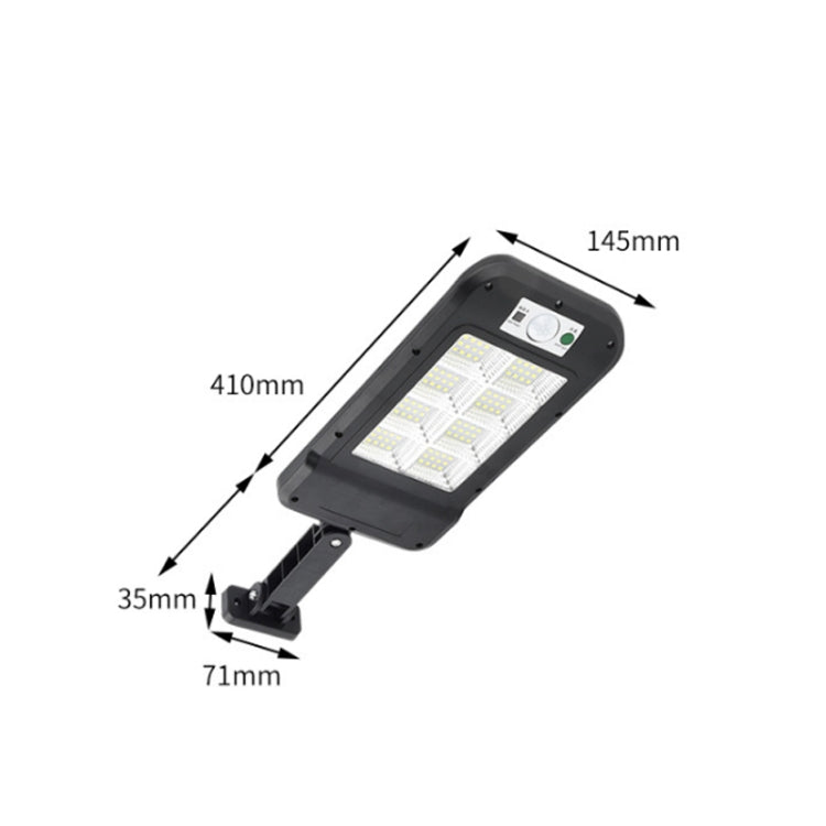 Lámpara solar de pared para exteriores, impermeable, con sensor de movimiento, para jardín.