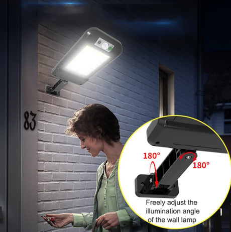 Solar Wall Light Outdoor Waterproof Human Body Induction Garden Lighting Household Street Light - LYDARZ