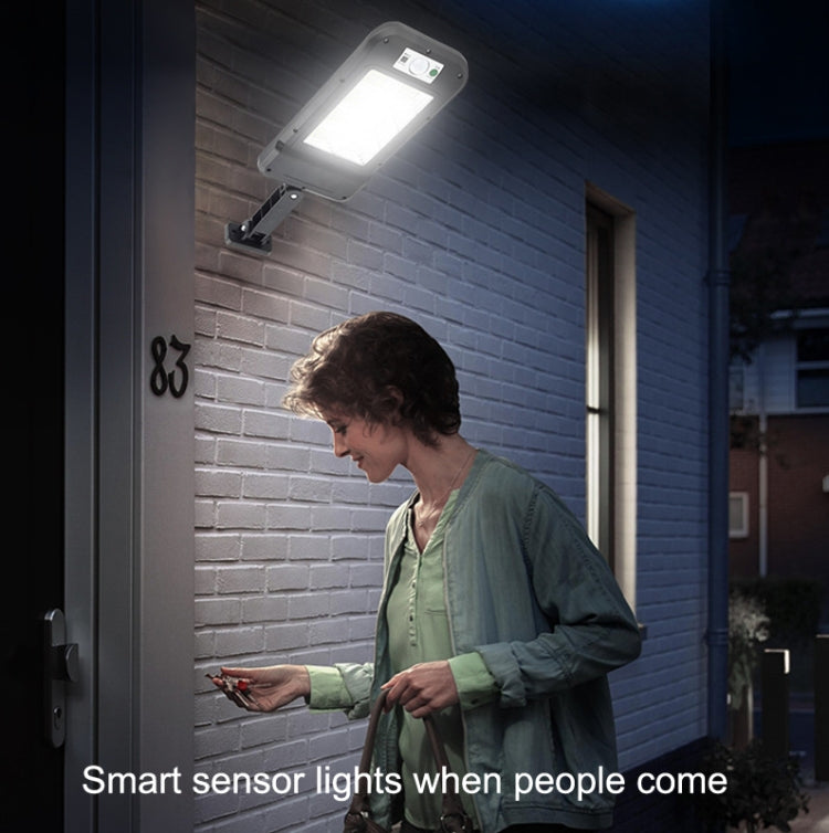 Lámpara solar de pared para exteriores, impermeable, con sensor de movimiento, para jardín.
