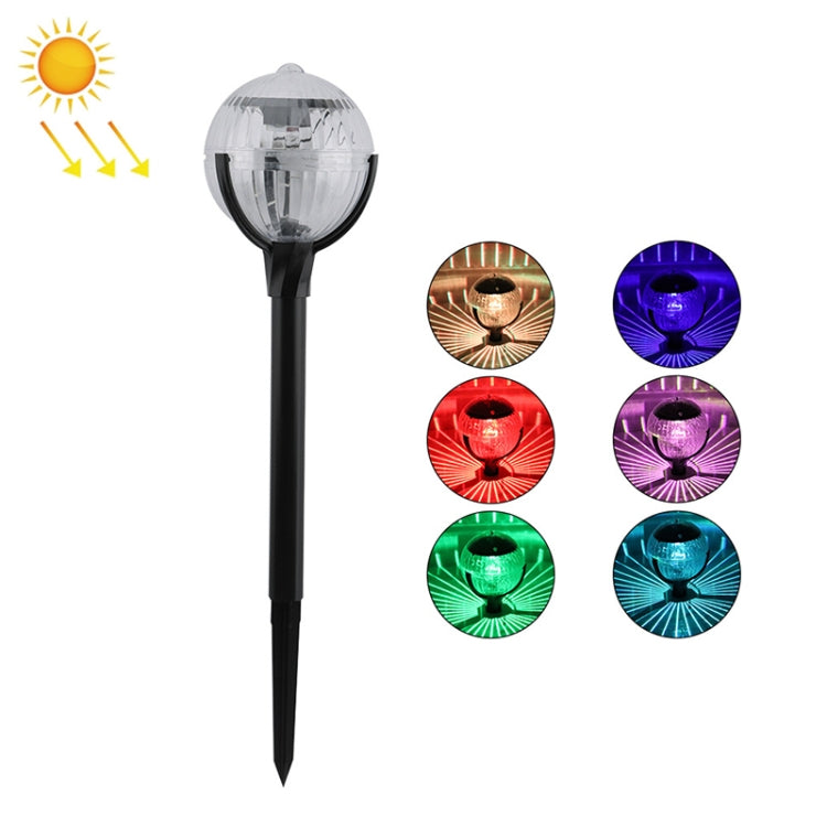 Lámpara solar para jardín: luz LED mágica con control de luz de colores.