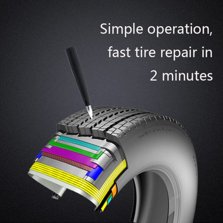Q412 Car Tyre Repair Nail Emergency Tire Repair Kit, Tire Repair Kit - LYDARZ