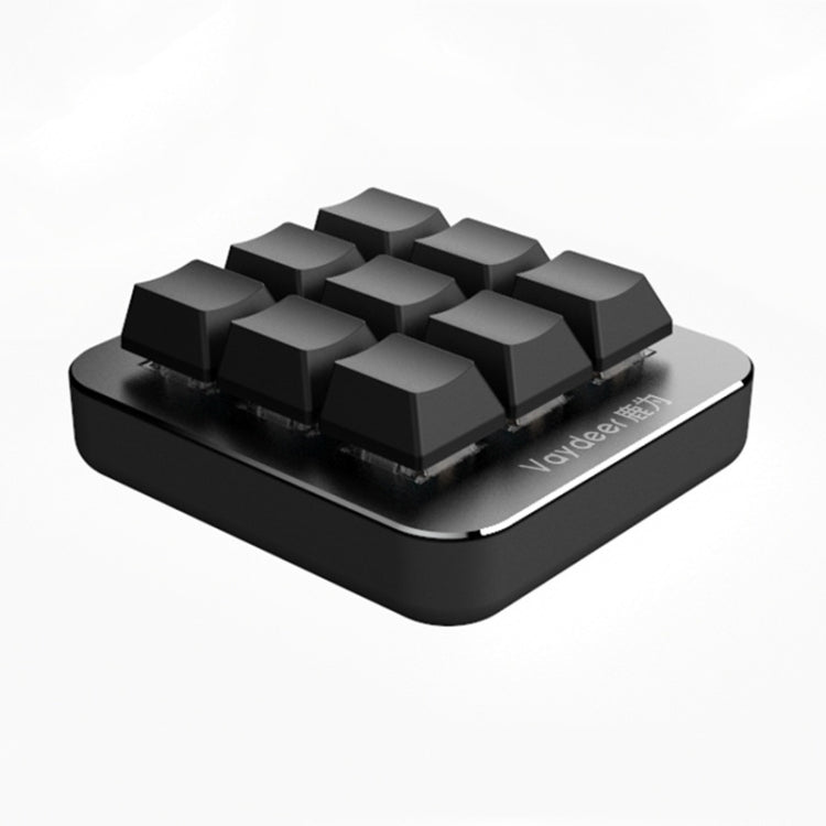 Teclado numérico mecánico mini Vaydeer JP1011: teclado portátil personalizado de 9 teclas