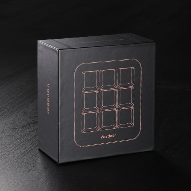 Teclado numérico mecánico mini Vaydeer JP1011: teclado portátil personalizado de 9 teclas