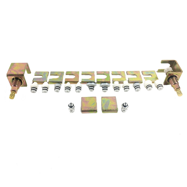 Herramienta 26 en 1 para detección de fugas de aire acondicionado automotriz: herramienta de aleación de aluminio para detectar fugas de aire.