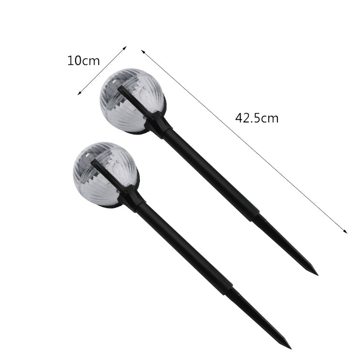 2 PCS Light Control Solar Lawn Lamp Outdoor Garden Lights, 2 PCS Warm Light - LYDARZ