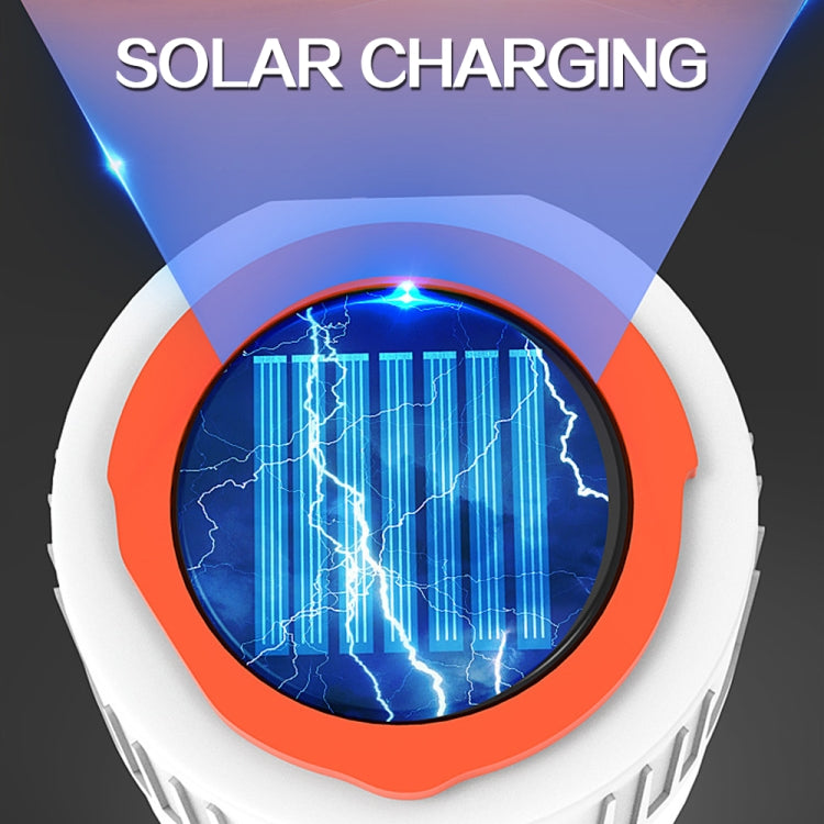 Luz LED solar de emergencia y camping: luz de emergencia doméstica y lámpara móvil para mercado nocturno.