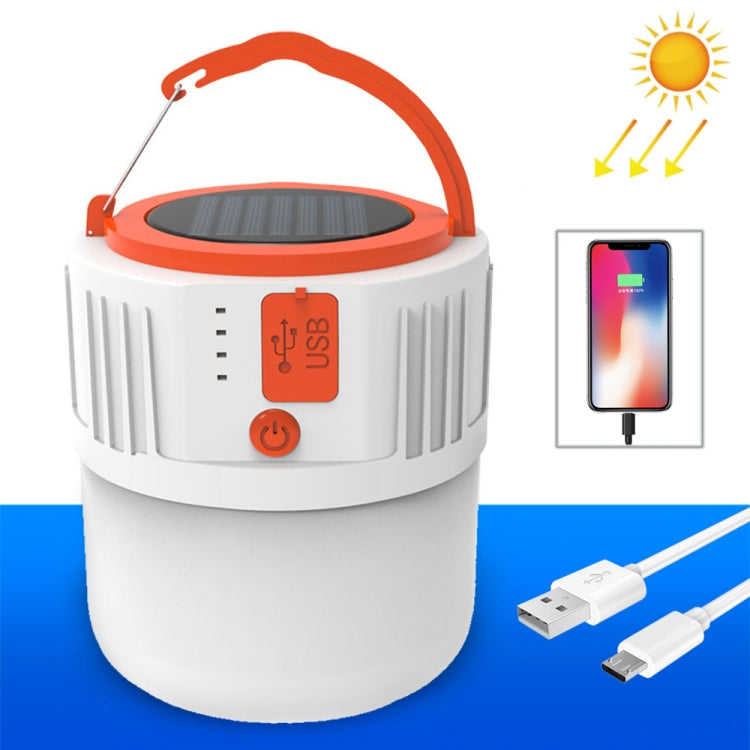 Luz LED solar de emergencia y camping: luz de emergencia doméstica y lámpara móvil para mercado nocturno.