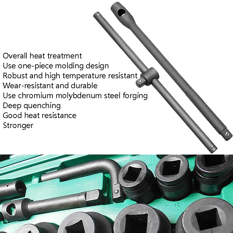 26 PCS / Set Hexagonal Heavy-Duty Socket Auto Repair Socket Wrench - LYDARZ
