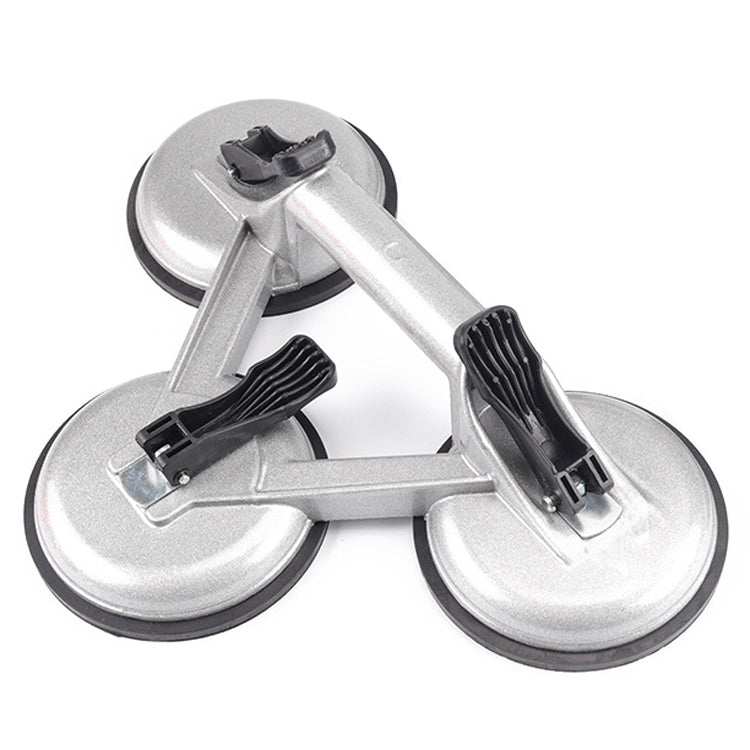 Herramienta de ventosa de vidrio de aluminio resistente con diseño de tres garras y doble garra