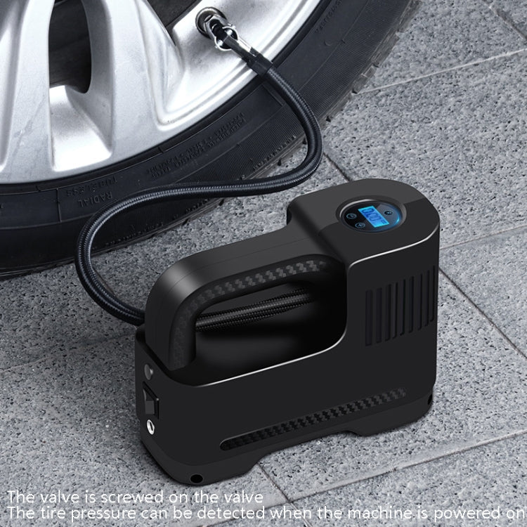 Portable Smart Car Air Pump - Multi-Function Electric Inflatable Pump, Wired No Light Pointer