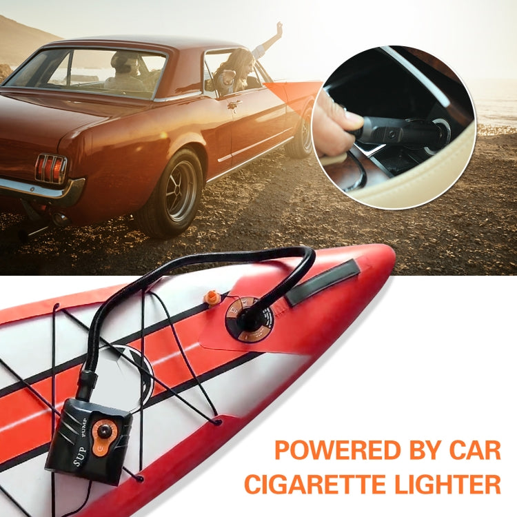 HT-785 Paddle Board 16PSI High Pressure Car Inflatable Pump 12V Electric Air Pump With 6 Connectors - LYDARZ