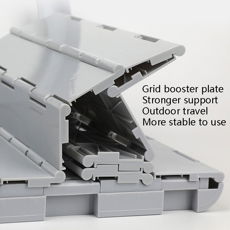 Car Toilet Integrated Portable Folding Toilet for Outdoor Camping - Lightweight Gray Portable Toilet for Camping