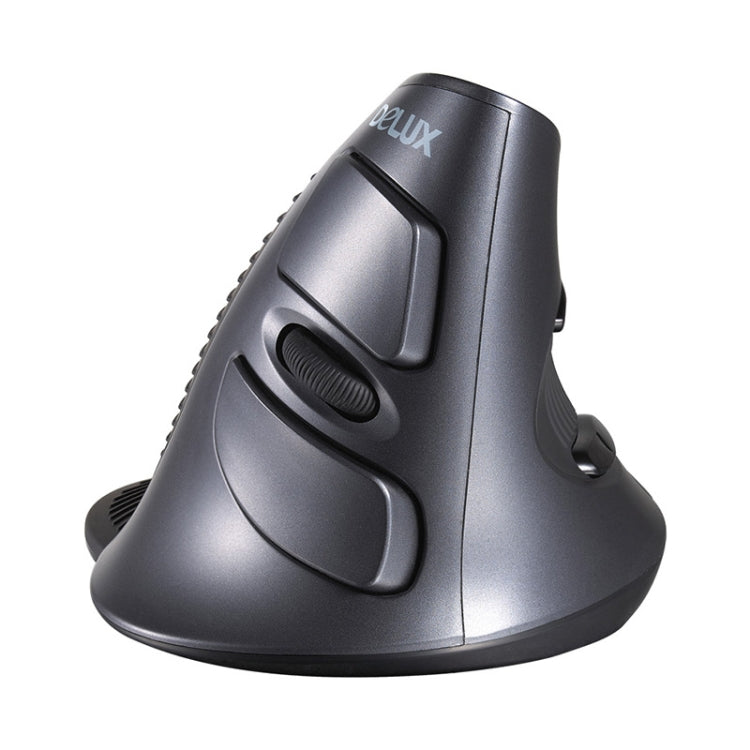 Ratón inalámbrico ergonómico DELUX M618 - Diseño vertical de caracol con 6 teclas