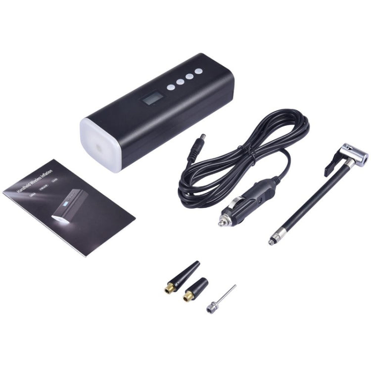 Minibomba de aire inalámbrica para coche H68 - Bomba de aire portátil y multifuncional para neumáticos