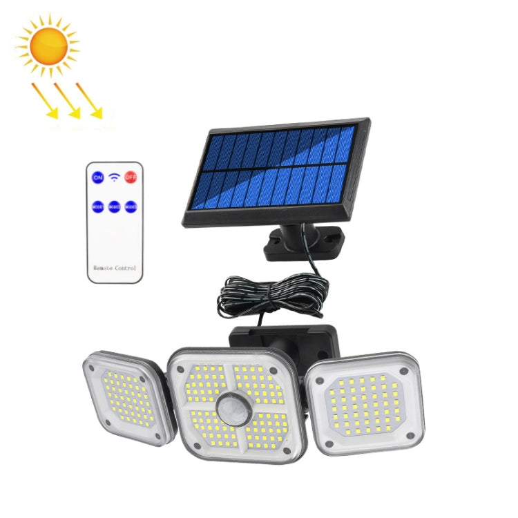 Lámpara solar de patio de tipo dividido - Luz de calle de jardín impermeable con detección de movimiento humano para exteriores