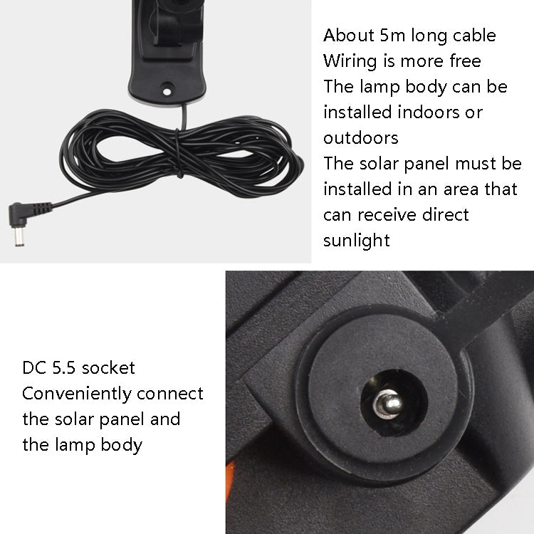 TG-TY075 Solar Wall Light - 3-Head Rotatable Waterproof Outdoor Garden Light