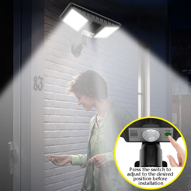 Lámpara solar LED de pared TG-TY081 - Lámpara de patio impermeable para exteriores con control remoto