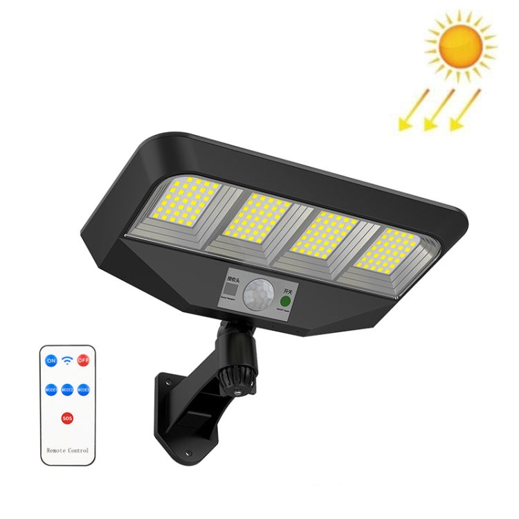 TG-TY081 LED Solar Wall Light - Outdoor Waterproof Courtyard Lamp with Remote Control