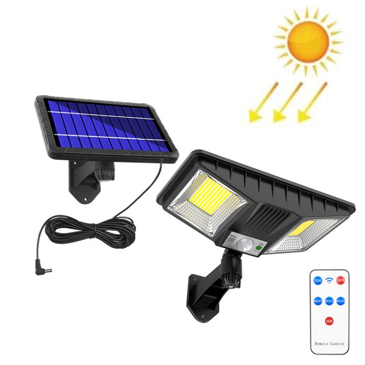 Lámpara solar LED de pared TG-TY081 - Lámpara de patio impermeable para exteriores con control remoto