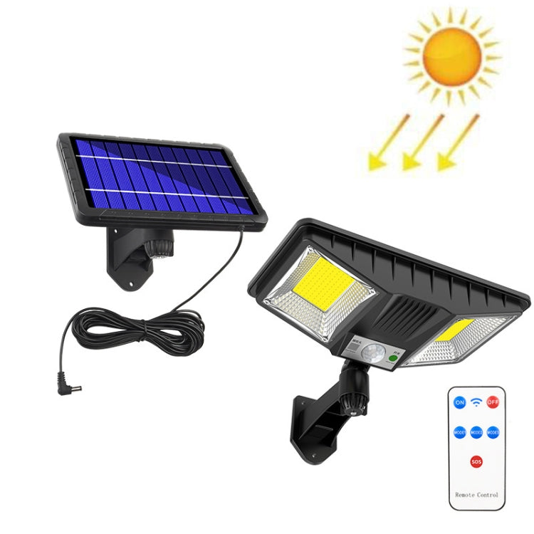 Lámpara solar LED de pared TG-TY081 - Lámpara de patio impermeable para exteriores con control remoto
