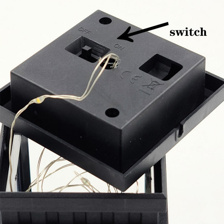 Solar LED Starry Wind Lantern Festival Decoration Retro Copper Wire String Light - LYDARZ