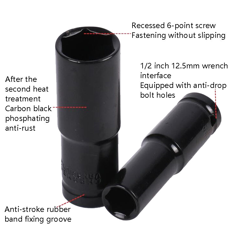 Inside And Outside Hexagon Wrench Auto Repair Wind Cannon Sleeve - LYDARZ