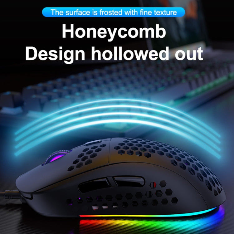 Juego de teclado y ratón ZIYOU LANG T2: teclado mecánico para juegos de 88 teclas con combinación de ratón luminoso