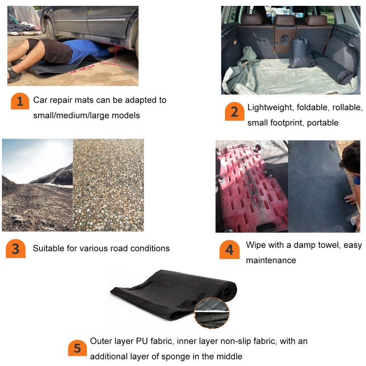 Portable Non-slip Car Repair Reclining Pad, Reclining Pad - LYDARZ