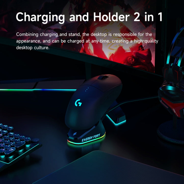 Base de carga Logitech G502 para mouse inalámbrico GPW1/2