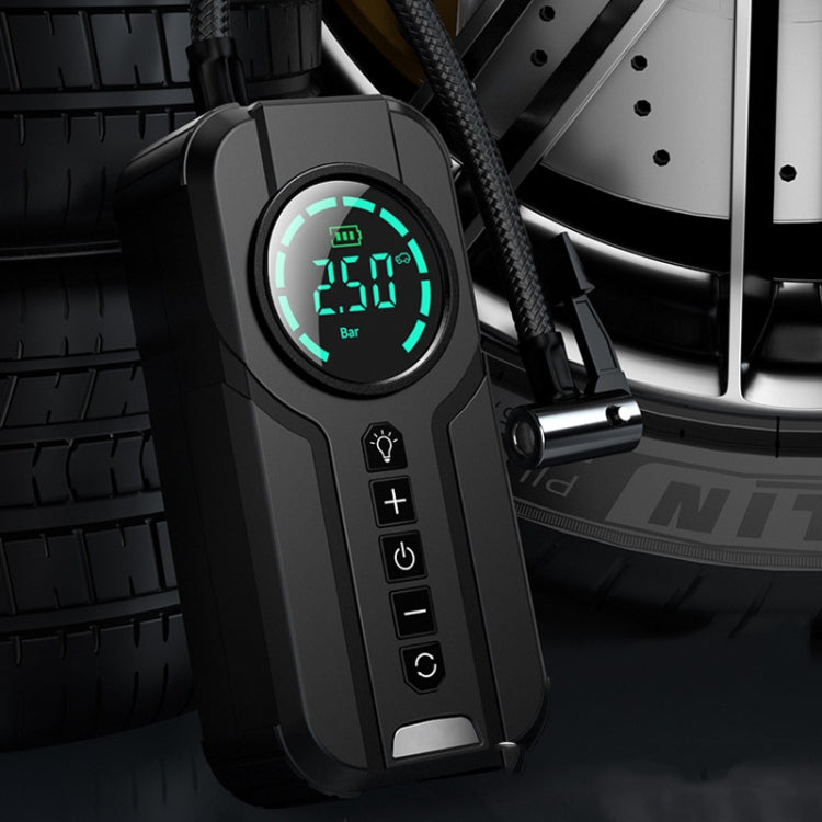Bomba de aire portátil para coche YX1819: inflador con cable de alta potencia para neumáticos de vehículos eléctricos
