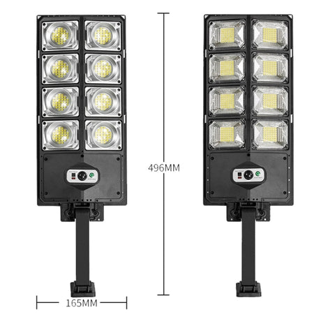 E-SMARTER LED Strong Light Dual Row Road Light Solar Garden Sensor Light - LYDARZ