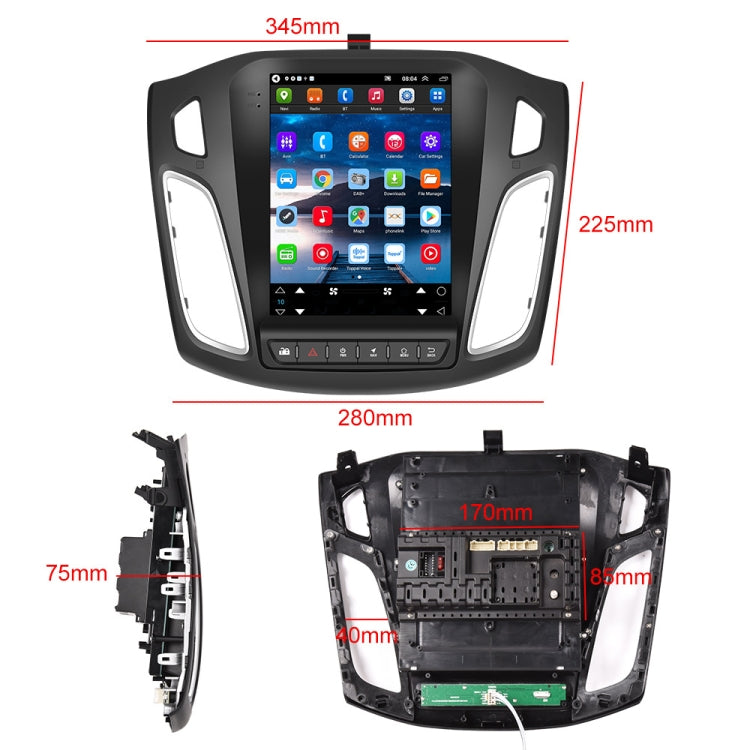 Para Ford Focus 9.7 pulgadas Android WiFi Car Integrated Machine, Estilo:, Estándar, Estándar + 4 cámaras de luz, Estándar + 8 cámaras de luz, Estándar + 12 cámaras de luz