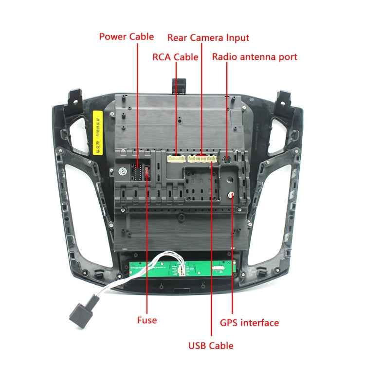 For Ford Focus 9.7 Inch Android WiFi Car Integrated Machine, Style:, Standard, Standard+4 Light Camera, Standard+8 Light Camera, Standard+12 Light Camera