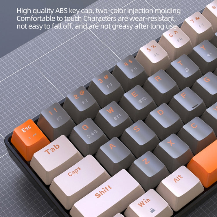 Teclado mecánico ZIYOU LANG K68 - 68 teclas Bluetooth inalámbrico modelo dual diseño ergonómico