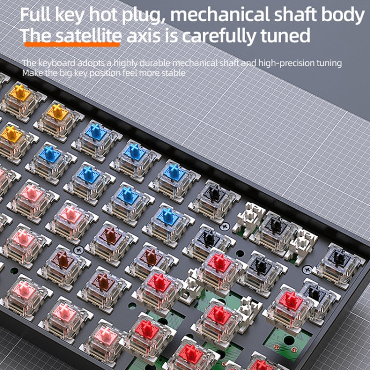 Teclado mecánico ZIYOU LANG K68 - 68 teclas Bluetooth inalámbrico modelo dual diseño ergonómico