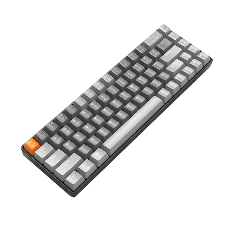 Teclado mecánico inalámbrico Bluetooth ZIYOU LANG K68 de 68 teclas y modelo dual