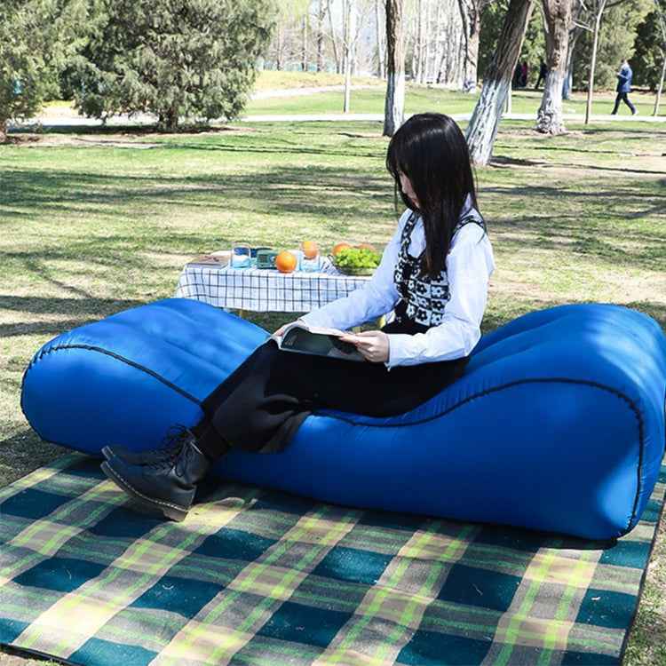 Outdoor Inflatable Sofa - Portable One-Touch Automatic Foldable Seat for Camping, Beach, and Outdoor Use