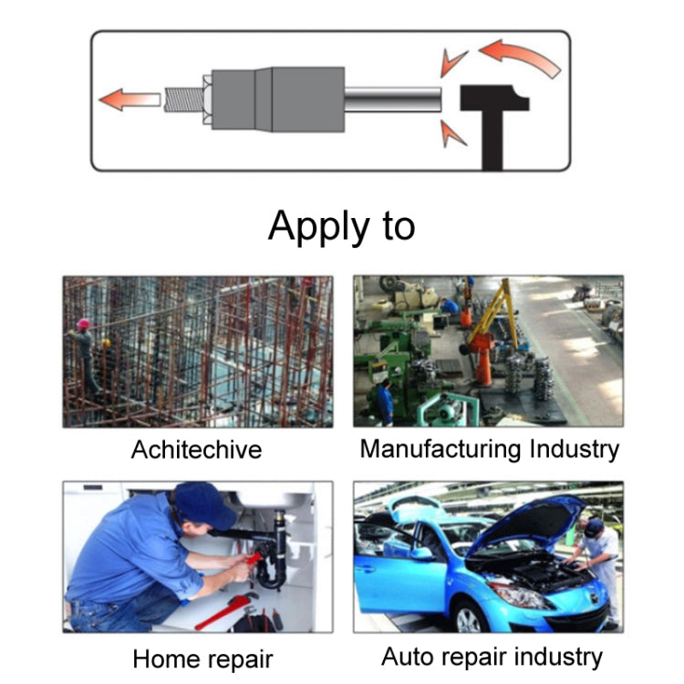 Car Tire Damaged Nut Non-slip Removal Socket Wrench Set, 4 In 1 Wrench Set - LYDARZ