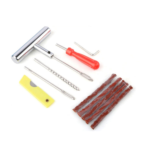 11pcs/set Car Vacuum Tire Repair Tools Tire Repair Needle Rubber Strip Tool Set - LYDARZ