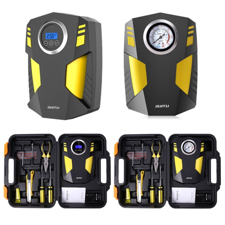 Compresor de aire para coche SUITU ST-5002, inflador de neumáticos de 12 V CC, 150 PSI