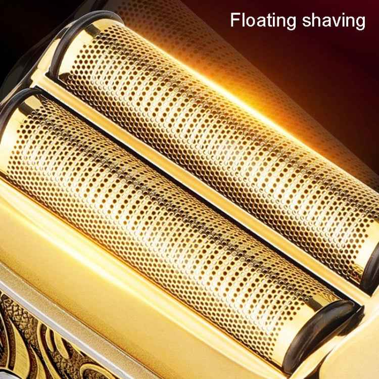 Men Bald Haircut 2 In 1 Electric Hair Clipper Waterproof Set, 962 Gold, 962 Gray