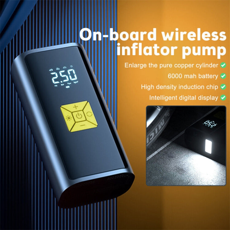 Small Portable Car Air Pump Tire Inflator for Motorcycle Bicycle - Compact & Efficient