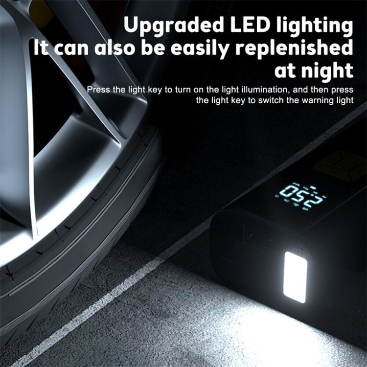 Small Portable Car Air Pump Tire Inflator for Motorcycle Bicycle - Compact & Efficient