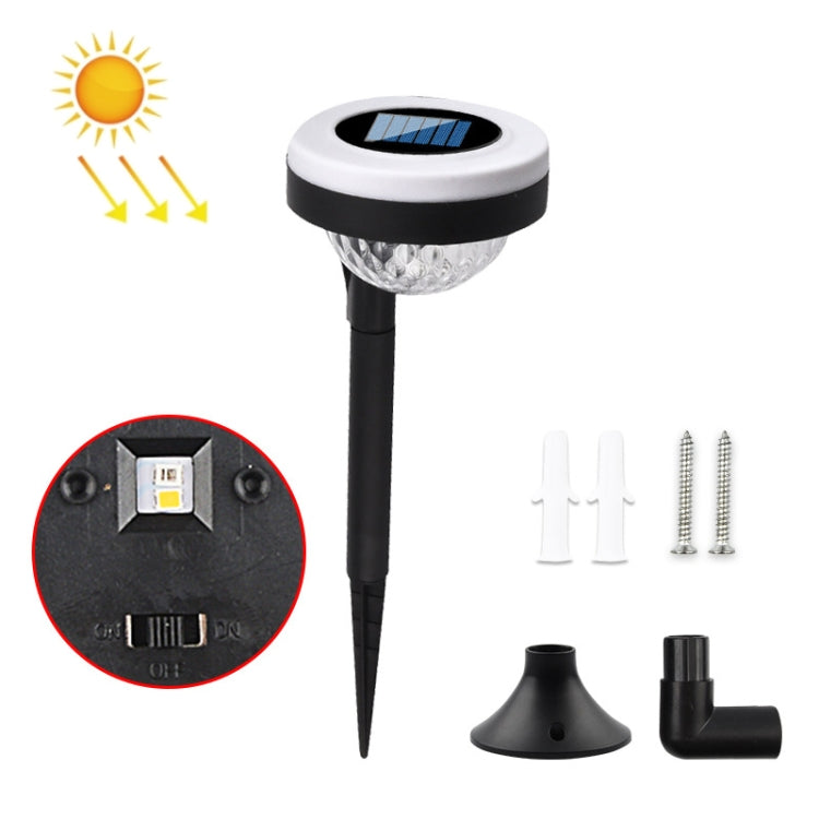 Outdoor Solar LED Dual Light Source Ground Plug Light, JG04801 Color Light - LYDARZ