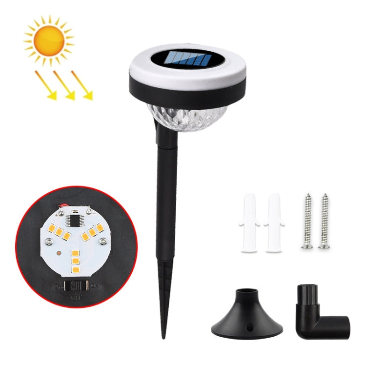 Outdoor Solar LED Dual Light Source Ground Plug Light, JG04801 Color Light - LYDARZ