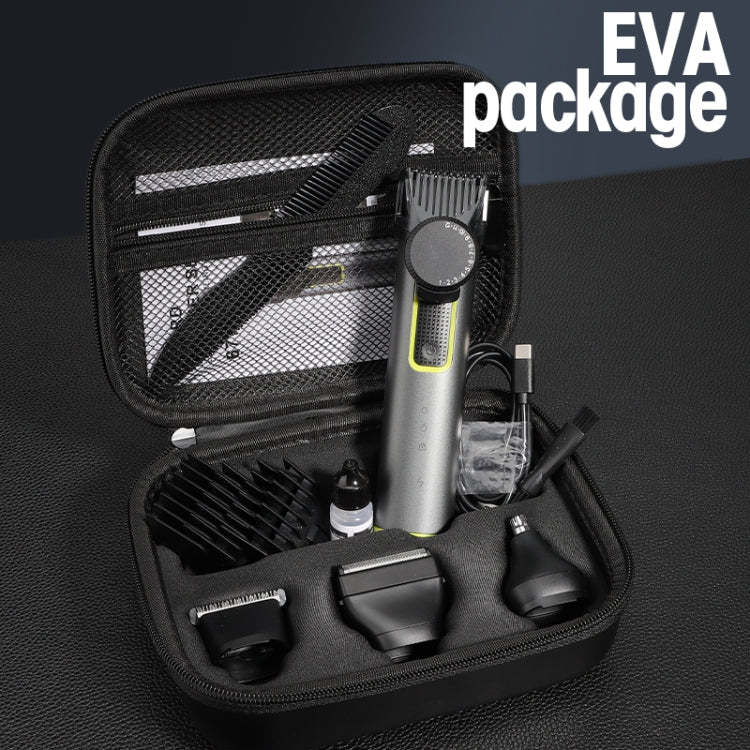 IPX5 Waterproof Men Multi-Functional Barber 4 In 1 Shaver Nose Hair Set USB Charging Push, 677 4 In 1
