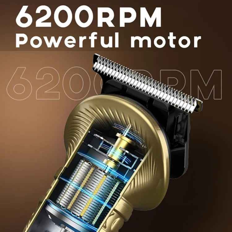 6 In 1 Men Multi-Functional Clipper Metal Body Hair Cutting, 697 6 In 1 (Bronze), 697 6 In 1 (Silver Gray)