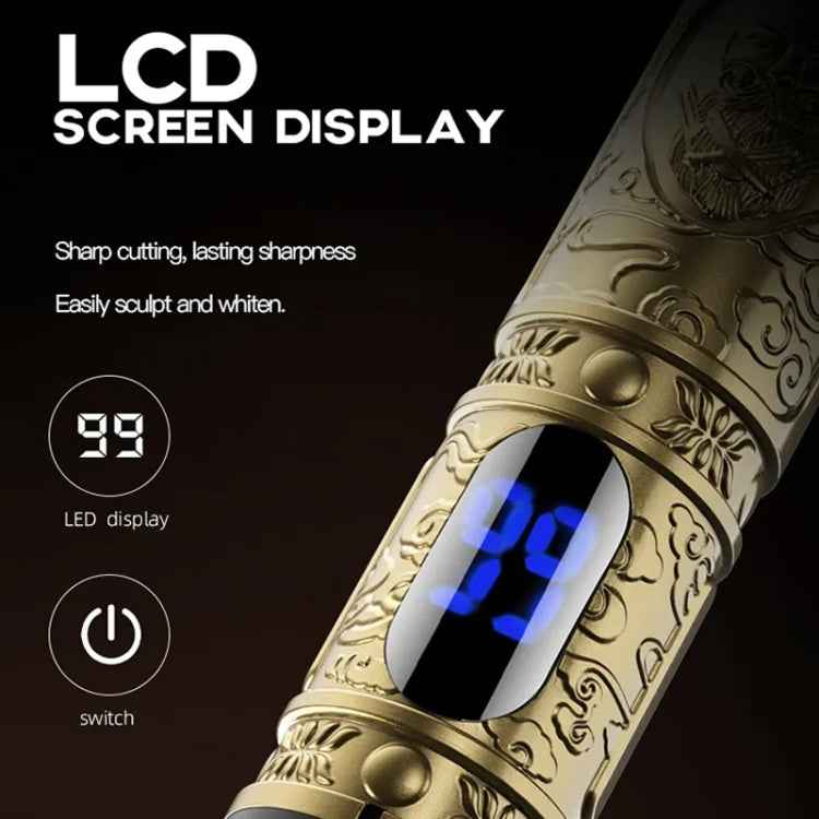 6 In 1 Men Multi-Functional Clipper Metal Body Hair Cutting, 697 6 In 1 (Bronze), 697 6 In 1 (Silver Gray)