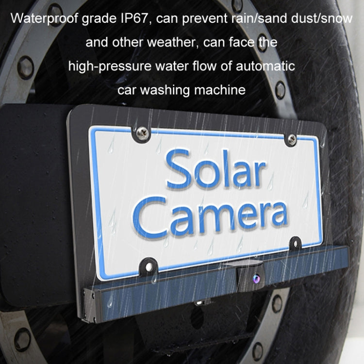 Solar HD Wireless Integrated License Plate Frame Display Camera, BC01